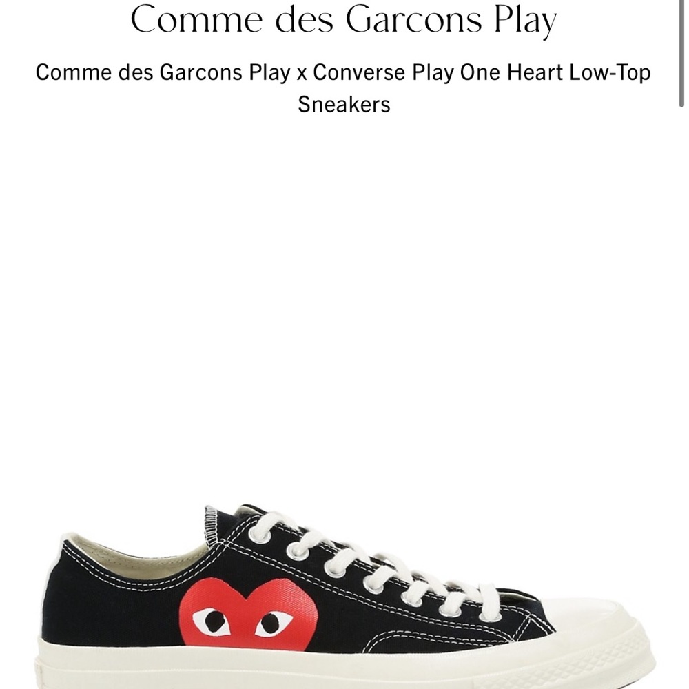 Men’s Comme Des Garçons Play Sneakers